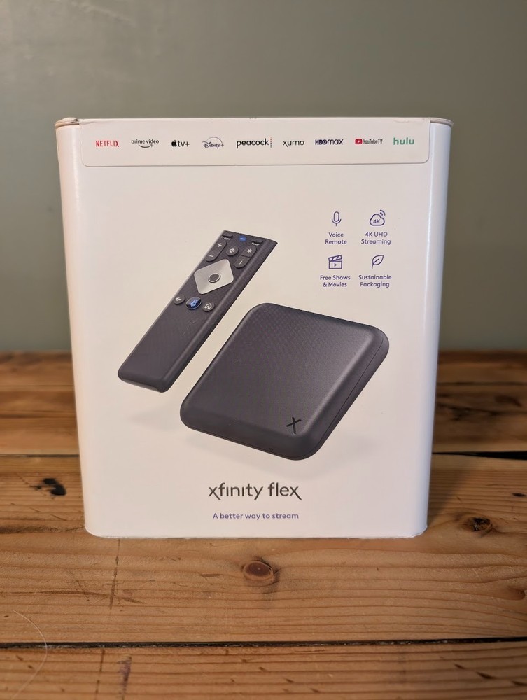 Xfinity Flex 4K Ultra HD Streaming TV Box Say It, See It Remote – New Sealed Box