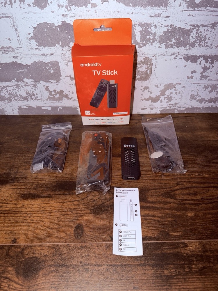 New in Box! androidTV TV Stick – Adroid 14.0 8GB+128GB