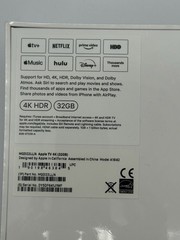 Apple TV 4K (1st Gen) 32GB Media Streamer – Black (MQD22LL/A) A1842 SEALED Read