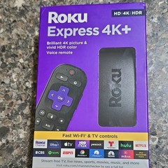 Roku Express 4K+ Streaming Player 2160p 4K HDR w/ Voice Control, Wi-Fi