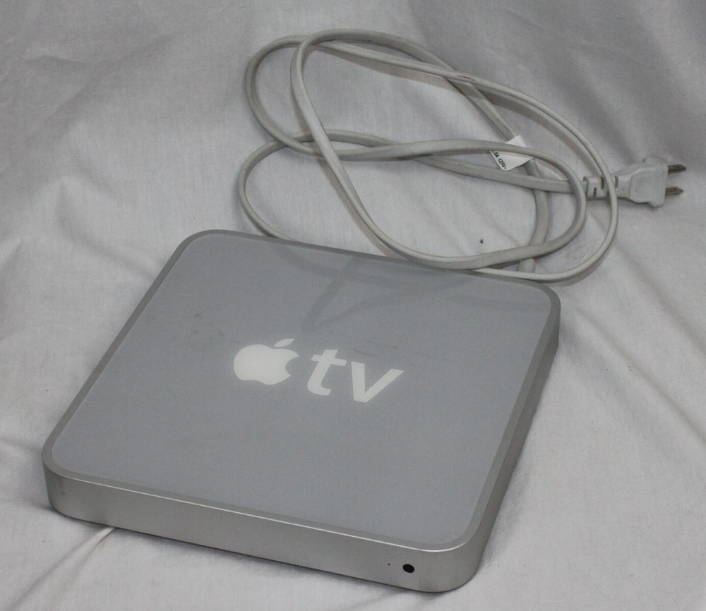 Vtg Apple TV A1218 1st Generation Audio Video Media Streamer Player Silver