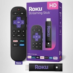 Roku Streaming Stick HD 2025 — HD Streaming Device for TV with Roku Voice Remote