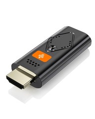 Tongtion Wireless Display Dongle Adapter, Portable Transmitter Black, orange