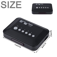 1080P HD Audio Video Media Player Box With IR Remote Control – (USS) I DWZO