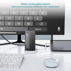 THT-020-1 Multi-functional HD Display Screen Converter with Network Card Functio