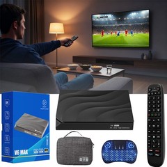 vSeeBox V6 Max Android Streaming Box – Authorized, Fast Same-Day Ship