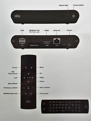 JaBox Player Mini Smart Player TV Box HDMI LAN Wi-Fi USB SD BT-Remote-Keyboard