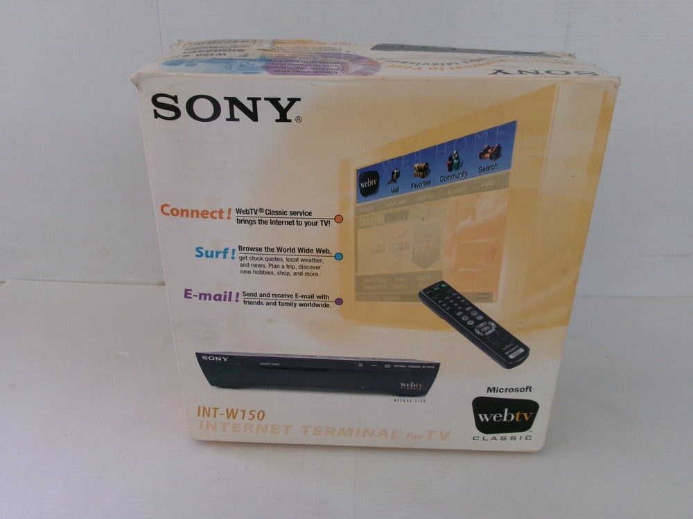 Sony WEBTV INT-W150 Internet Terminal WITH REMOTE & KEYBOARD (YLG90)