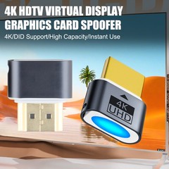 HDMI Virtual Display Emulator Headless Plug Support 4K EDID for Windows Linux