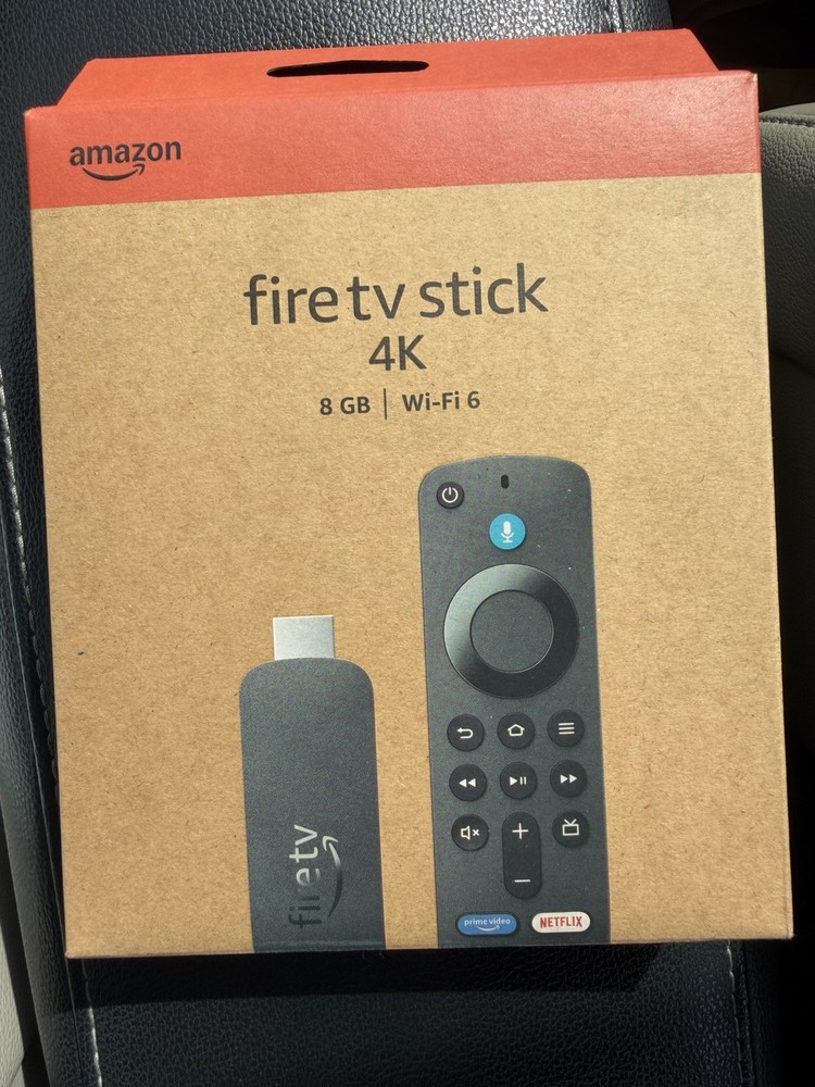 AMAZON FIRE TV STICK 8 GB 4K WI-FI 6 2nd Generation NEW SEALED