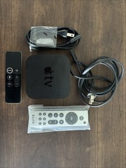 Apple TV 4th Generation 32GB Black MGY52LL/A Model A1625 w/ Remote & Power Cord
