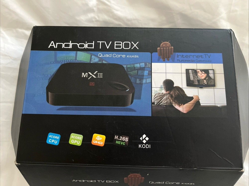 MX III Android Smart TV Box 4K HD WiFi