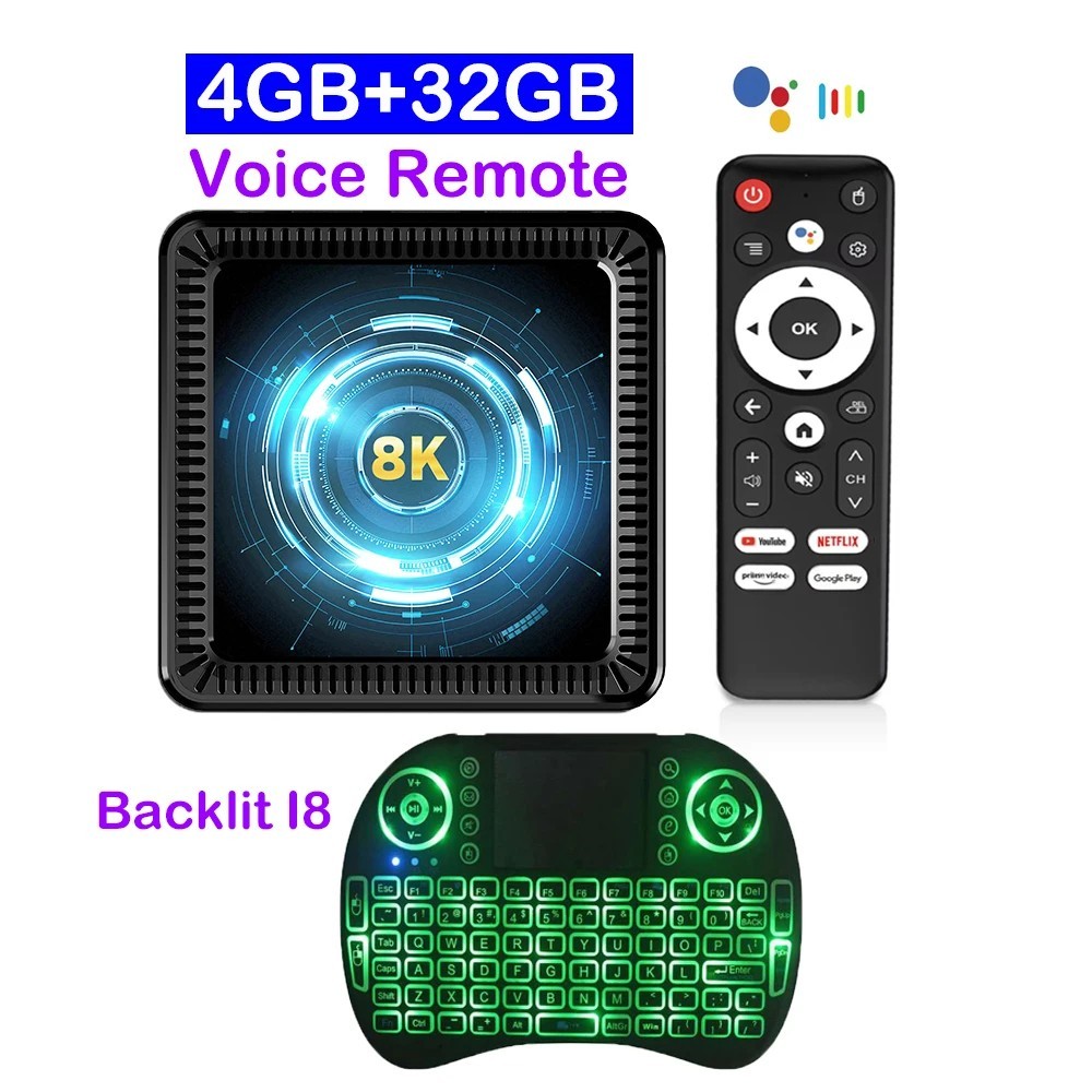 Q19 Android TV Box H618 8K Media Player 8GB RAM 256GB ROM WiFi 6 BT 6.0