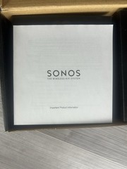 Sonos Bridge Wireless HiFi System White w/ OEM Power Supply Cable Tested Working