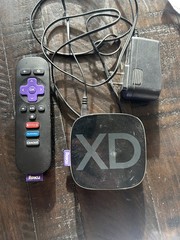 Roku 2 XD Wifi Media Streamer Model 3050X w Power Supply, Remote
