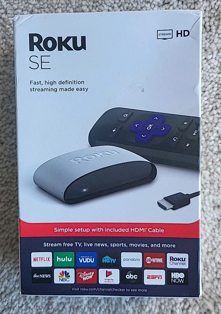 Roku SE HD Streaming Media Player 3930SE (NEW/SEALED)