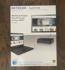 Netgear PUSH2TV PTV2000 TV Adapter for Intel Wireless Display PC screen to HDTV
