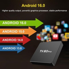 Tv Box 4K Android TX60 Pro Android 16 Ott Box Stb 5G TV box