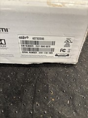 Orby KSTB2095 TV Satellite Receiver with Remote Control- Black NO POWER SUPPLY