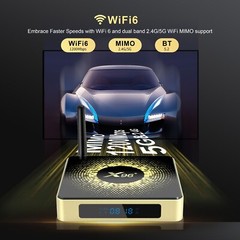 X96 X10 8K Android 11.0 TV Box S928X 4G 32G/64G WiFi6 1000M BT5.2 H.265 HDR Box