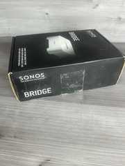 Sonos Bridge Wireless HiFi System White w/ OEM Power Supply Cable Tested Working