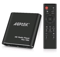 HDMI Media Player, Black Mini 1080p Full-HD Ultra HDMI Digital Media Player NEW