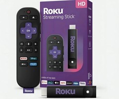 Roku Streaming Stick HD Media Player with Voice Remote – 2025 Model – New Sealed
