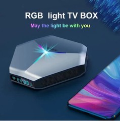 Android 11.0 TV Box Amlogic S905X4 X4 Android TV Box 4GB RAM 64GB ROM A95X wifi