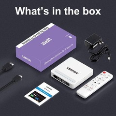 Smart TV Box – 4K Streaming, Gogle Assistant Remote^