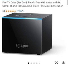 Amazon Fire TV Cube 1st Generation