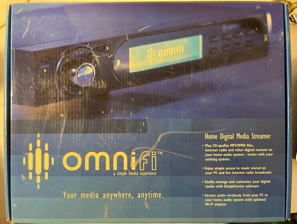 BRAND NEW DMS1Omnifi Home Digital Media Streamer & Wireless Adapter