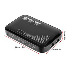 1 Full HD Mini Box Media Player Compact Design For Home Theater