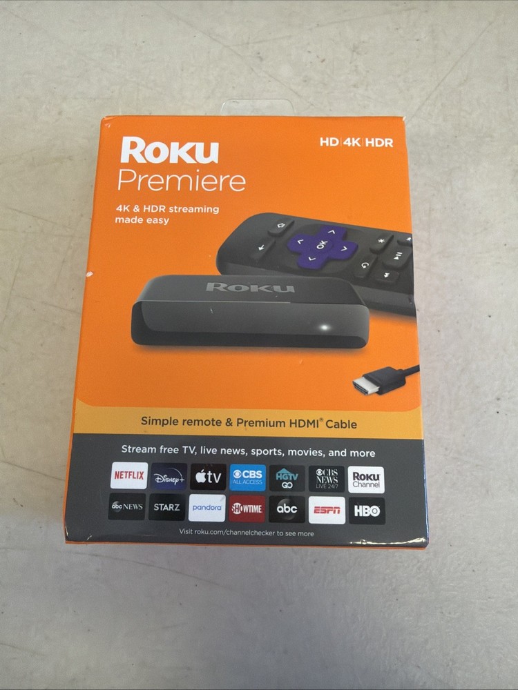 Roku Premiere Media Streamer – 3920R (Black) #2941