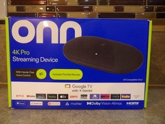 New Onn 4K Pro Streaming Device 32GB Storage 3GB RAM Smart Google TV Box