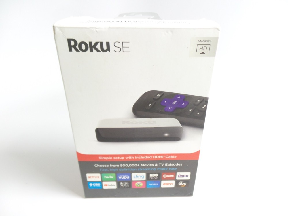 Roku 3900SE SE-High Definition Streaming with Box USED
