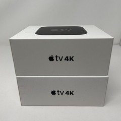 Lot 2 Apple TV 4K 32GB HD Digital Media Streamer Black MQD22LL/A Boxes Only