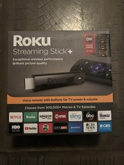 Roku Streaming Stick+ (8th Generation) 3810RW VUDU Edition – Black