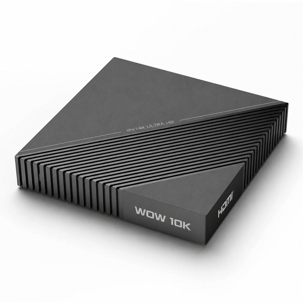 Wow 4K Ultra HD Media Streamer Android TV Box Streaming Device IPX1 2GB/16GB NEW
