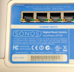 Sonos Zone Player ZP100/S1 App Compatible Only/Power Cord/Tested And Working