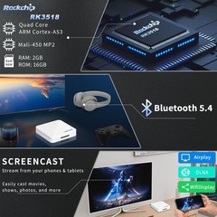 H313 4K Ultra HD TV Box – Smart Streaming with Android 14.0 & Voice Control