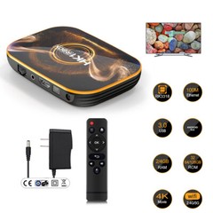 Smart TV BOX HK1 Android 11.0 Quad Core 4G+128G 4K 5G WIFI Media Player Streamer