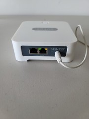 SONOS Connect Bridge – White – Power Adapter – LAN Cable – TESTED