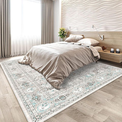Extra Large 8X10 Washable Boho Area Rug for Modern Living Room & Bedroom Grey
