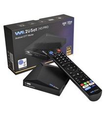 We2USat K3 PRO Android Smart TV Box – Streaming and Cable TV.