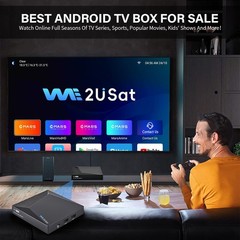 We2USat K3 PRO Android 10.0 TV Box, 6K Ultra HD Streaming Device Bluetooth 5.0