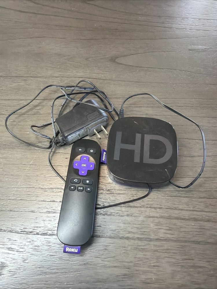 Roku 2500X Series Black Wireless High Definition Media Streaming Player & Remote
