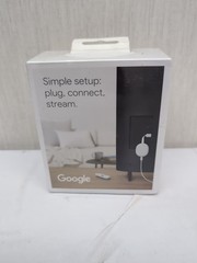 Google Chromecast with Google TV Media Streamer HD Snow A12