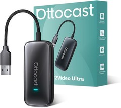 Ultra Magic AI Box: 3-in-1 Video Adapter for CarPlay/Android Auto Streaming