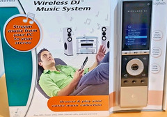 Logitech Wireless DJ Music System PC to Stereo 966194-0403 New In Box Old Stock.