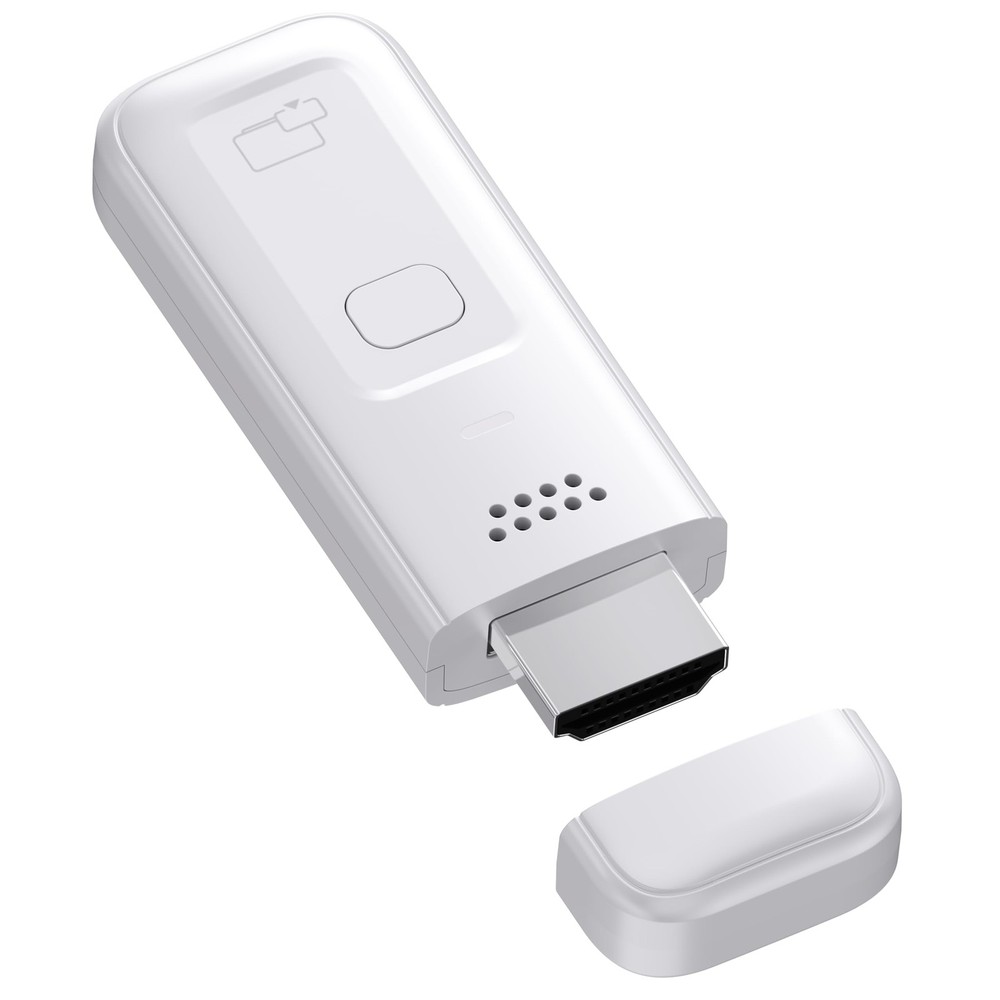 Wireless HDMI Display Dongle Adapter, iShare iOS 6.44*2.42*1.17cm, White